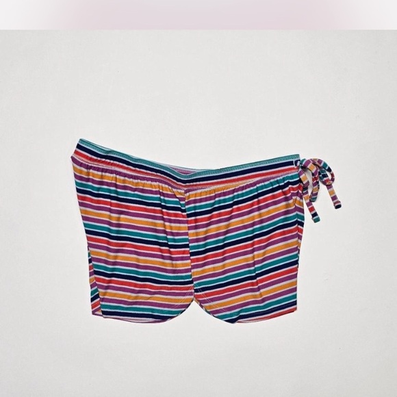 Striped Sleep Shorts, Size M - Picture 4 of 8